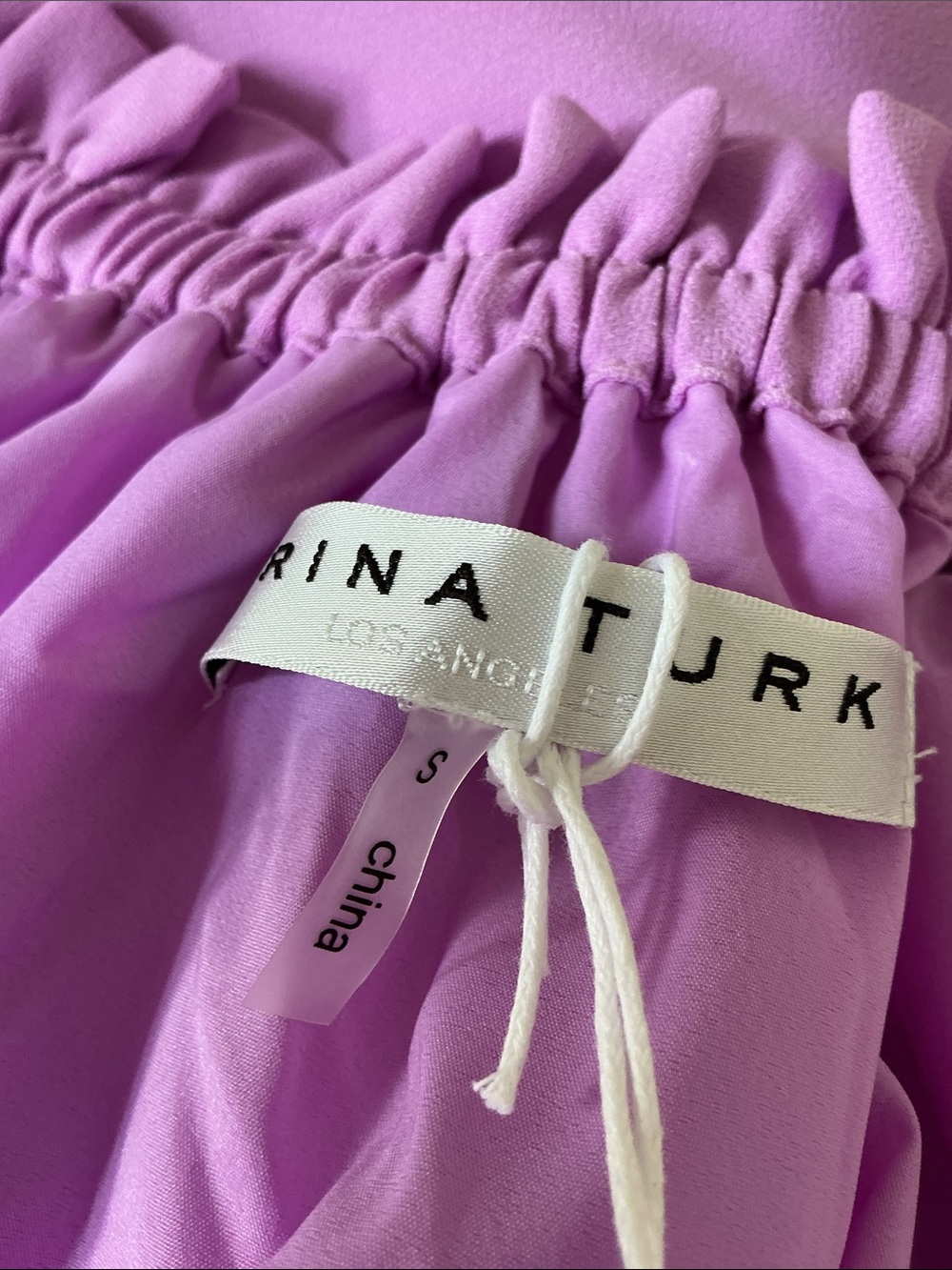 TRINA TURK EQUINOX Lilac Off-Shoulder Dress - Picture 3 of 8